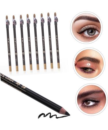 Didiseaon 24 Pcs Pencil Sharpener Eyebrow Pencil Eyeliner Brown Pencil with Sharpener Makeup Pencil Wooden 1 count (Pack of 1) Blackx3pcs - Buy Online on GoSupps.com