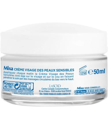 Mixa BIO - Anti-Aging Face Cream for Sensitive Skin - 50 ml - Pack of 2 - Buy Online on GoSupps.com