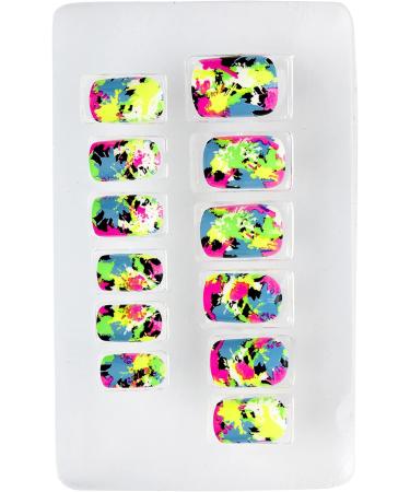 Widmann Fingernails Set - 12 Self-Adhesive Nail Enhancements for Carnival Theme Parties & Halloween - Buy Online on GoSupps.com