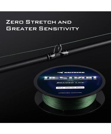 KastKing Destron Braided Fishing Line 150 yds 6lb - Ultra-Thin | Abrasion Resistant Superline with Improved Knot Strength - Buy Online on GoSupps.com