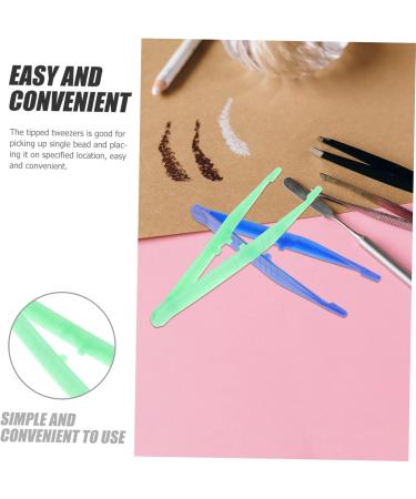 Villcase 10-Piece Eyelash Tweezers Set - Precision Handcrafted Non-Conductive Disposable Tweezers for Children - Multi-Color Options - Buy Online on GoSupps.com