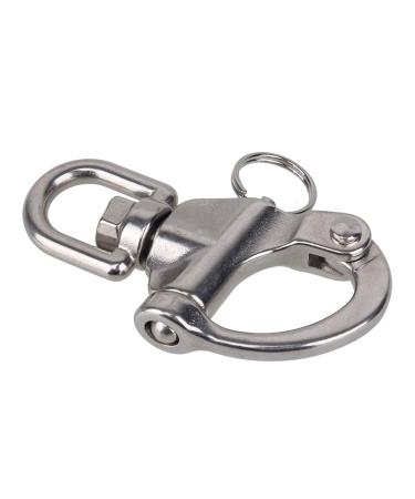 BQLZR 304 Stainless Steel Snap Shackle with Small Swivel Bail Marine Boat Hardware