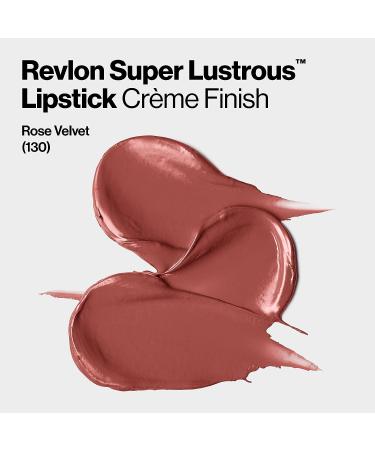 Revlon Super Lustrous Nude Rose Velvet Lipstick with Vitamin E and Avocado Oil 0.15 oz - Pack of 2 - Buy Online on GoSupps.com