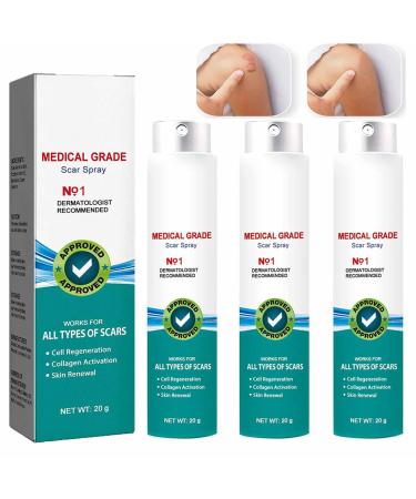ssq Advanced Scar Spray for All Types of Scars Scar Remove Medical Grade Scar Spray AcneScars and Dark Spaot Remover Gentle Skin Care