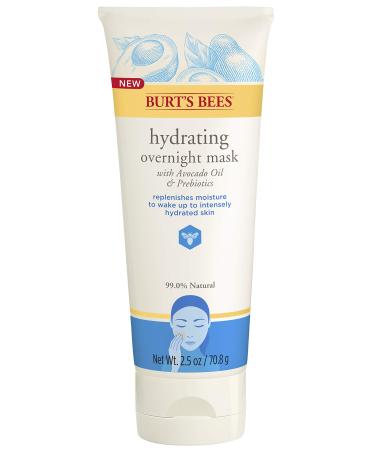 Burt's Bees Hydrating for Unisex  Overnight Mask  2.5 Oz
