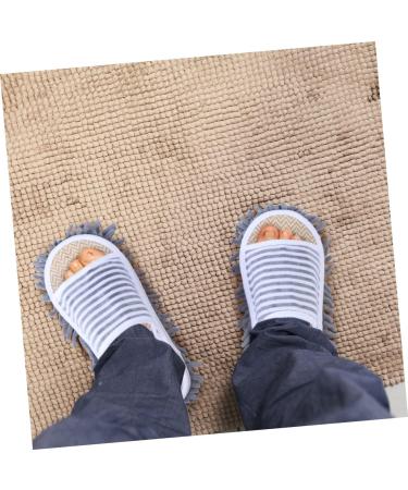 minkissy 2 Pairs Slippers Slipper Mop Slipper Cleaning Womens Socks Non Slip Socks Wooden Floor Cleaner Wood Floor Cleaner Cloth Slipper Indoor Shoes Multipurpose Non-slip Shoes 23x11cm 6x3pcs - Buy Online on GoSupps.com