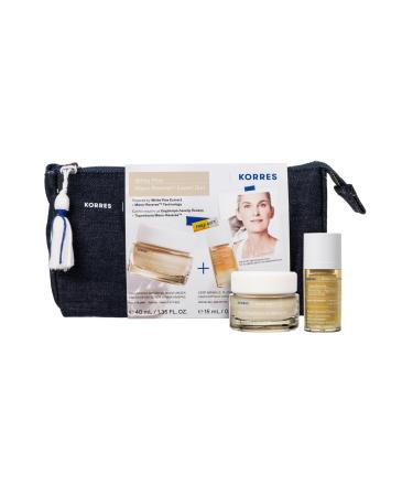 KORRES White Pine Meno-Reverse Expert Duo Kit anti- ge en s rum-cr me 40 ml et concentr de 15 ml pour peau repulp e et raffermie apr s la m nopause v g talien Expert Duo 55 ml (Lot de 1)