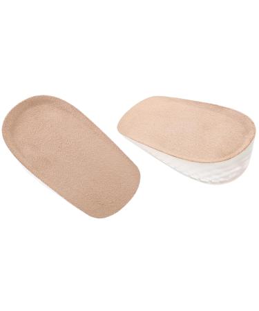 FRCOLOR 2pcs Forefoot Cushion Schutz Heels for Running Insoles for Men High Heels for Women Closed Toe Heel Lift Shoe Inserts Leather Inserts Invisible Achilles Tendon Pad Ladies As Shownx2pcs S 3CMx2pcs