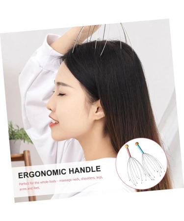 Buy Healvian 6 STK Stainless Steel Hand Massage Devices - Therapeutic Head & Scalp Massager for Total Relaxation | International Shipping Available - Buy Online on GoSupps.com