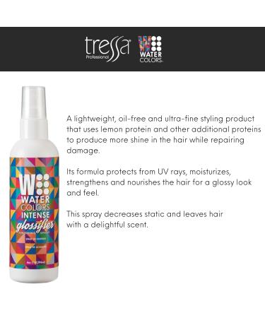 Watercolors by Tressa Intense Hair Glossifier Anti Frizz & UV Protector Finishing Spray 4 oz. - Buy Online on GoSupps.com