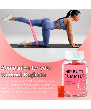 Siyolaherb Hip BBL Gummies for Women Body 60 Booty Gummies Blend with Vitamin C & Zinc - Buy Online on GoSupps.com