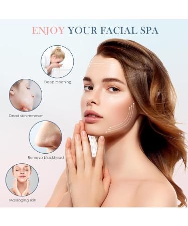 Facial Cleansing Brush Electric Face Cleanser with 6 Exfoliating Brush Heads USB Rechargeable Face Brush with 3 Speed Levels Waterproof Facial Brush LCD Display 360 Rotating Facial Brush for Cleaning - Buy Online on GoSupps.com