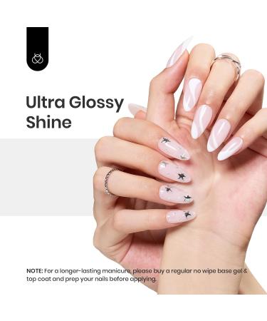 Beetles 2Pcs Top Coat & PEEL-OFF Base Gel Set 15ml Shine Finish Long Lasting Soak Off Nail Polish for DIY Manicure & Art | Ideal Gift - Buy Online on GoSupps.com