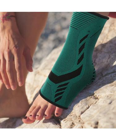 Buy FOMIYES Compression Ankle Socks for Kids - Plantar Splint & Foot Brace Relief - Perfect for Sports - Green - Buy Online on GoSupps.com