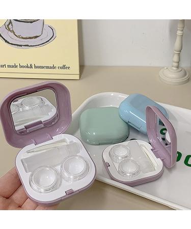 FCSHFC Portable Contact Lens Case - Compact Double Storage Box (Color A) | Easy Care & Travel-Friendly - Buy Online on GoSupps.com