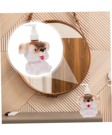 Housoutil 1pc Puppy Lotion Bottle Eye Patches for Adults Pressing Sub Bottle Liquid Dispenser Plastic Containers Lip Gloss Container Body Storage Child Pump Bottle Melamine White - Buy Online on GoSupps.com