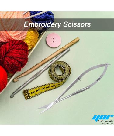 Facial Hair Scissors-Eyebrow Trimmer-Grooming Scissors for Eyebrow Shaping Ear Nose Nostril Hair & Moustache (Silver Curved) - Buy Online on GoSupps.com
