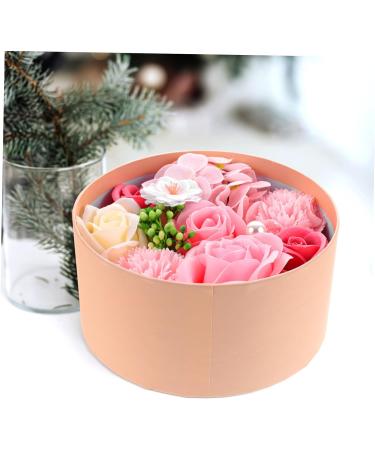 Amosfun props plant indoor artificial plants Mother's Day Simulation soap Rose Box soap rose preserved flower faux plant flowers artificial Simulated soap Ornaments ornaments roses 16.2X16.2X8.2CM Pink - Buy Online on GoSupps.com