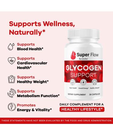 (2 Pack) Super Flow Glycogen - SuperFlow Glycogen Support Capsules Super Flow Glycogen Support Super Flow Official SupperFlow Glycogen Support Super Flow Glyco Optimizer 60 Capsules for 2 Months - Buy Online on GoSupps.com