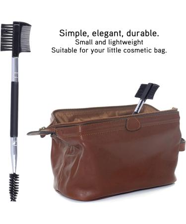 Double Head Eyelash Comb Eyebrow Eyelash Brush Shaper Eyebrow Eyelash Makeup Tool Portable Eyelash Separator Eyebrow Brush for Women Girls (Double ended mascara brush) - Buy Online on GoSupps.com