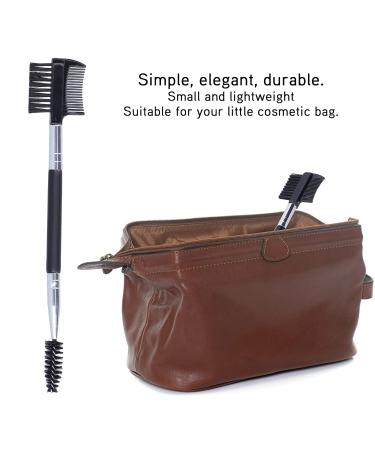 Double-Head Eyelash & Eyebrow Brushes - Angled Comb for Powders Creams & Gels - Perfect for Flawless Eyebrows & Lashes | International Shipping - Buy Online on GoSupps.com
