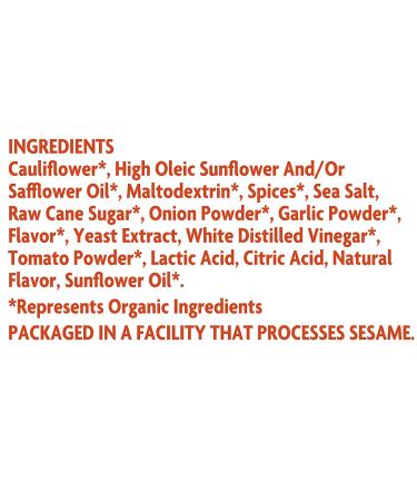 Rhythm Superfoods Organic Buffalo Ranch Cauliflower Bites - Gluten Free, 1.4 oz (Pack of 8) - Buy Online on GoSupps.com