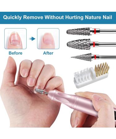 CGBE 3-Piece Nail Miller Attachments | Tungsten Alloy Nail Drill Bits for Gel & Acrylic Removal | Professional Manicure & Pedicure Hard Metal Grinding Heads - Buy Online on GoSupps.com