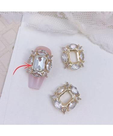 FEIlei Zircon Nail Rhinestones 3D Nail Charm Alloy Nail Jewelry Gem-Nail Art Decoration