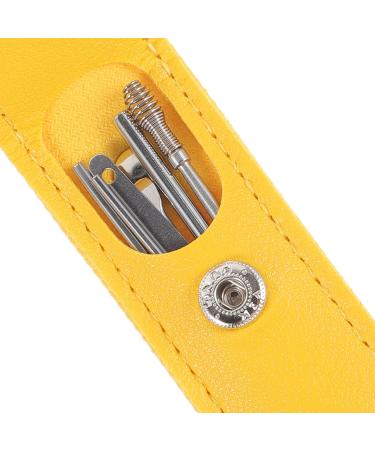Healvian Ear Wax Removal Kit - 6pcs Stainless Steel Ear Cleaning Tools with Leather Storage Bag - Buy Online on GoSupps.com