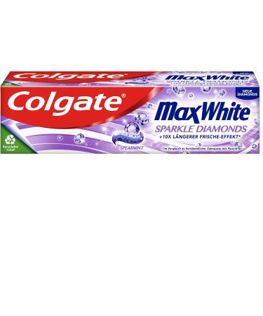 Colgate Max White Sparkle Diamonds Toothpaste 12x75ml | Ideal Tooth Whitening & Breath Freshening - Buy Online on GoSupps.com