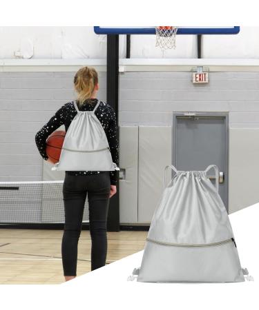 JSDIIN Women's Gym Bag - Adjustable Daypack with Outdoor Pocket & Indoor Storage - Perfect for Sports & Travel - Gray - Buy Online on GoSupps.com