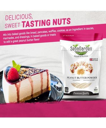 Seba Garden Peanut Butter Powder 500gr Defatted Healthy Plant Based Vegan Protein Non-GMO Certified Gluten Free and Vegan Keto Friendly Low Carb and Bpa-free - Buy Online on GoSupps.com