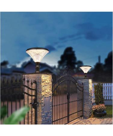 Courtyard Light IP65 Outdoor Pillar Lamp Solar LED Pillar Light Outdoor Post Light Fixture Deck Fence Pillar Lantern Garden Villa Landscape Lamp for Courtyard Outdoor Lighting Products (C White Light 41*4.28*15.5cm - Buy Online on GoSupps.com