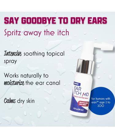 Ear Itch MD Soothing 15mL Ear Spray - Fast Relief for Itchy Ears - Buy Online on GoSupps.com