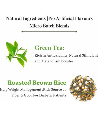 Sancha Tea Boutique Th vert Genmaicha th popcorn riz grill th vert ar me sucr torr fi th vert de style japonais th import Th vert Genmaicha - 50 g de feuilles en vrac - Buy Online on GoSupps.com