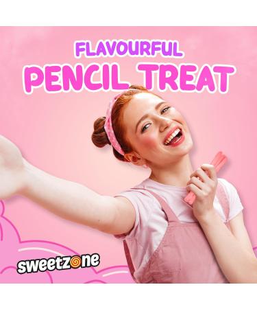 Sweetzone Bubblegum Pencils Sweets Tub Pencil Sweets 100 pc 10P Halal Sweets Wine gums American Gum British Sweets Sweet Pie Licorice Sweet Liquorice Allsorts Irresistible for Candy Lovers - Buy Online on GoSupps.com