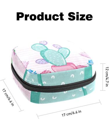 Shop Women's Bonds Storage Pockets Stillpad Halter Cactus Plant Print - Sustainable Period Kit Bag for Girls & Women - Buy Online on GoSupps.com