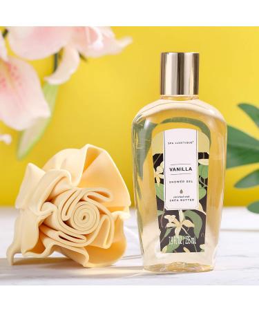 Spa Luxetique Vanilla Bath Gift Set - Women's Spa Basket with Bubble Bath, Bath Bombs, Body Lotion & More - Perfect Birthday Gift - Buy Online on GoSupps.com