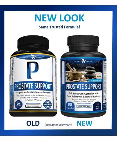 Potent Garden Prostate Support 33 Herbs Including Beta Sitosterol Pygeum and Saw Palmetto for Men Prostate Health Supplements for Men 90 Caps - Buy Online on GoSupps.com