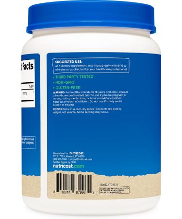 Nutricost Organic Ceylon Cinnamon Powder (2 pounds) - Vegan Gluten-Free GMO-Free - Buy Online on GoSupps.com