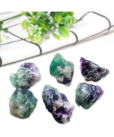 Natural Fluorite Crystal - Raw Rainbow Fluorite Crystals Large Raw Crystals Healing Gemstones for Reiki Healing Tumbling Fountain Rocks Wire Wrapping Decor Cabbing Lapidary Frifer 1 - Buy Online on GoSupps.com