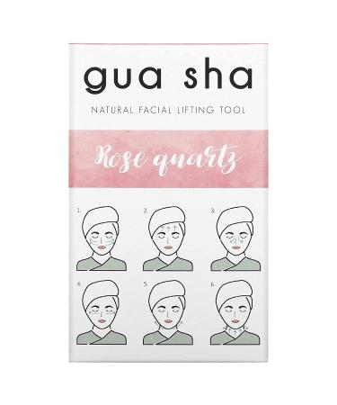 Buy Honey Belle Rose Quartz Gua Sha Tool for Natural Facial Lifting | 1 Tool - Buy Online on GoSupps.com