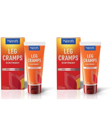 Hyland's Naturals Leg Cramps Ointment Arnica Gel Leg Cramp Relief Natural Relief of Calf Leg and Foot Cramp 2.5 oz- Pack of 2