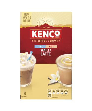 Kenco Iced Hot Vanilla Latte 8x20.3g (162.4g)