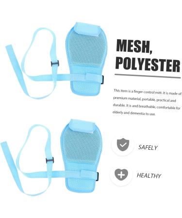 FRCOLOR 2pcs Medical Finger Control Mittens for Elderly | Safe Finger Constraint & Support | International Shipping - Buy Online on GoSupps.com