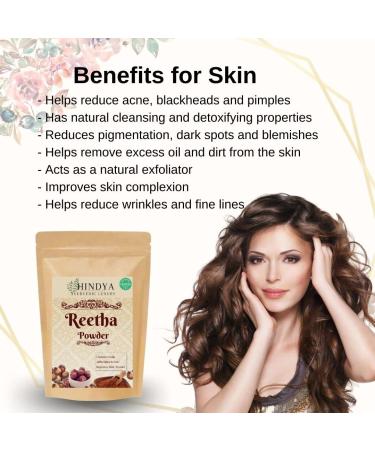 Reetha Powder for Hair - 100 Grams | Natural Cleanser & Conditioner | Eco-Friendly eCommerce Shipping Worldwide - Buy Online on GoSupps.com