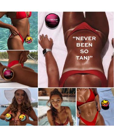Original Sun Bronze Ultra Tanning Butter - Paradise Mango | Fast Tan & Sensitive Skin Formula | Ideal for Sun & Tanning Bed Use - Buy Online on GoSupps.com
