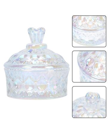 Premium Nail Art Crystal Cup | Glass Nail Dapping Shell Mug for Manicure | 8x8cm Nail Tech Accessory - Buy Online on GoSupps.com