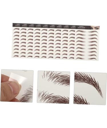 Beavorty 36 Sheets Waterproof Eyebrow Stickers Eyebrow Transfer Decals Makeup Brow Sticker Transfer Stickers - Buy Online on GoSupps.com
