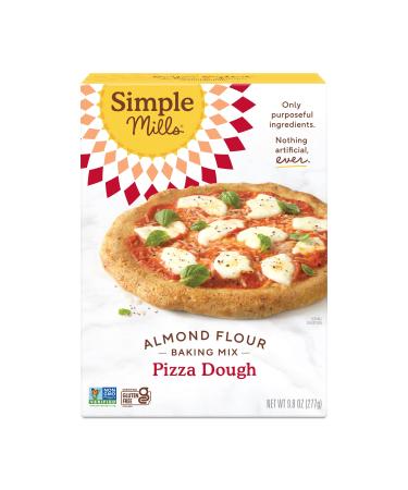 Simple Mills Almond Flour Baking Mix, Cauliflower Pizza Dough - Gluten Free, Vegan, Plant Based, 9.8 Ounce (Pack of 1) Pizza Dough Mix 9.8 Ounce (Pack of 1)